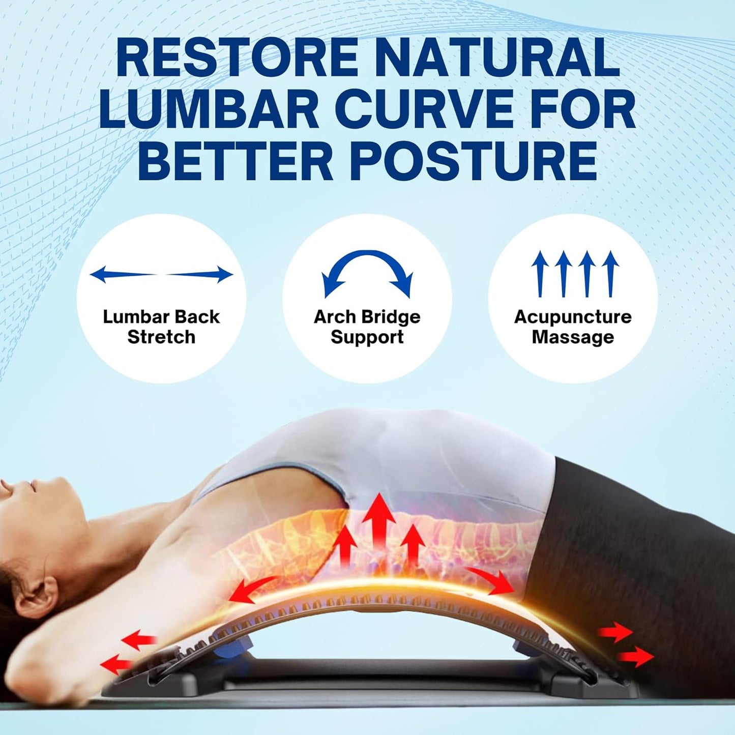 Back Stretcher 3000: The Ultimate Spinal Superhero for Back Pain Relief - Adjustable, Cracking, and Totally Delightful!