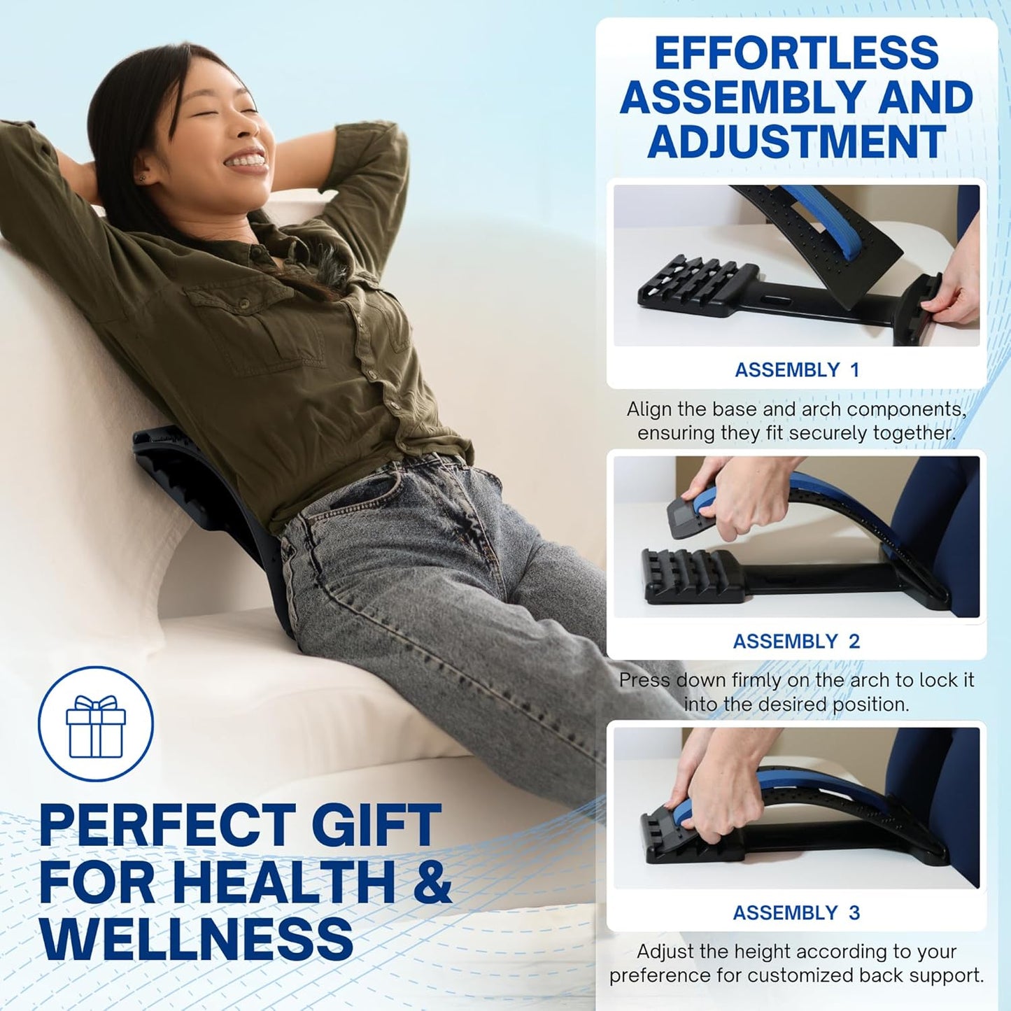 Back Stretcher 3000: The Ultimate Spinal Superhero for Back Pain Relief - Adjustable, Cracking, and Totally Delightful!