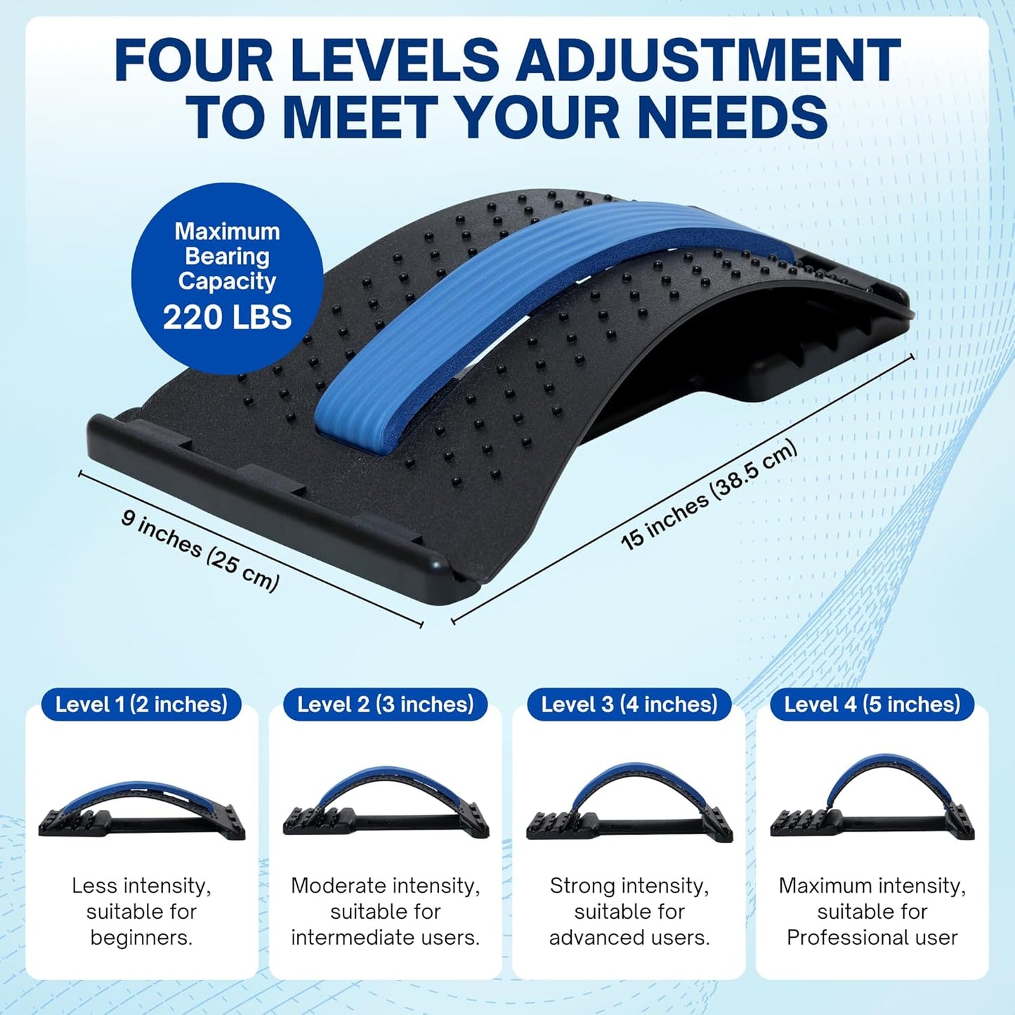 Back Stretcher 3000: The Ultimate Spinal Superhero for Back Pain Relief - Adjustable, Cracking, and Totally Delightful!