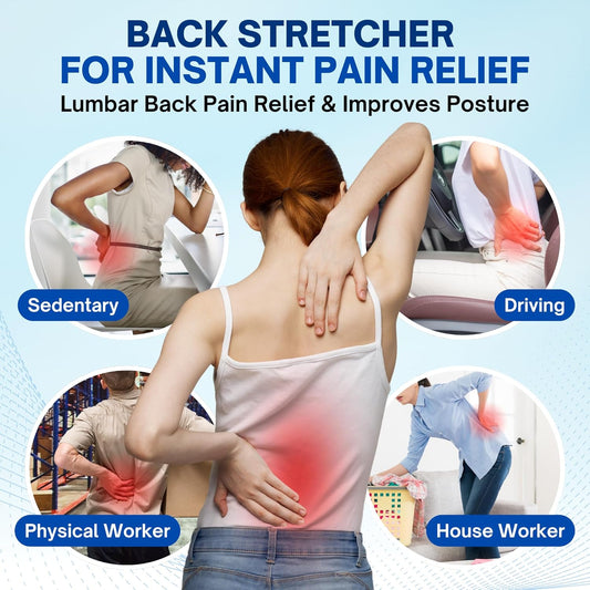 Back Stretcher 3000: The Ultimate Spinal Superhero for Back Pain Relief - Adjustable, Cracking, and Totally Delightful!